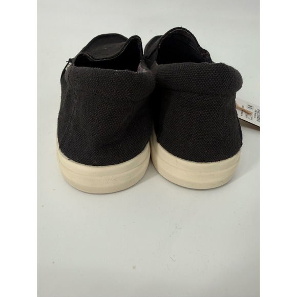 Sanuk Mens Sideline 2 Hemp Slip On Shoes Black Size 14 - Picture 5 of 6